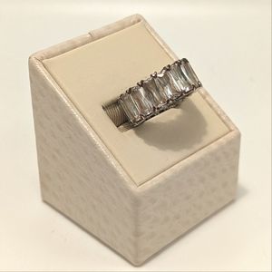 CZ Emerald Cut Infinity Band